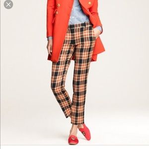 Jcrew cafe Capri size 6. Plaid